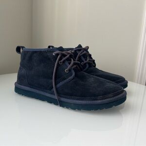 UGG Neumel Blue Boots Size 13 | Suede + Shearling + Wool Chukka Boots